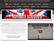 Tablet Screenshot of londonschoolofguitar.com